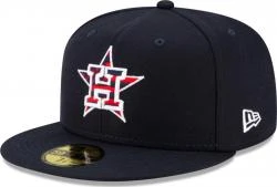 New Era Houston Astros Navy 4th Of July 2021 59fifty Fitted Cap Limited Edition