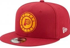 New Era Indiana Pacers HWC Team Basic Maroon Hardwood Classic Nights Snapback Cap 9fifty 950 OSFA NBA