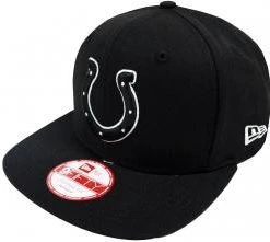 New Era Indianapolis Colts Black White Logo Snapback Cap 9fifty Limited Edition