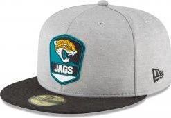 New Era Jacksonville Jaguars NFL Sideline 18 Road On Field Cap 59fifty Fitted OTC