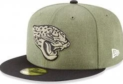 New Era Jacksonville Jaguars On Field 18 Salute To Service Cap 59fifty 5950 Fitted Limited Edition