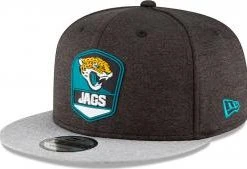 New Era Jacksonville Jaguars On Field 18 Sideline Road Snapback Cap 9fifty 950 S M