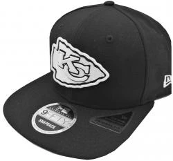 New Era Kansas City Chiefs Black White Snapback Cap 9fifty OSFA