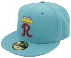 New Era Kansas City Royals Teal Cooperstown Sidepatch 59fifty Limited Edition Fitted Cap