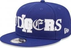 New Era LA Los Angeles Dodgers Team Typography Snapback Cap 9fifty 950 S M Basecap