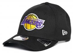New Era LA Los Angeles Lakers Stretch Snapback Cap 9fifty 950 S M Black