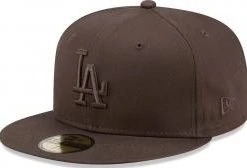 New Era Los Angeles Dodgers Tonal Brown League Essential 59fifty Fitted Cap
