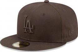 New Era Los Angeles Dodgers Tonal Brown League Essential 59fifty Fitted Cap