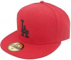 New Era Los Angeles Dodgers Vivier Red Cooperstown Sidepatch 59fifty Limited Edition Fitted Cap