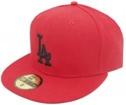 New Era Los Angeles Dodgers Vivier Red Cooperstown Sidepatch 59fifty Limited Edition Fitted Cap
