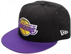 New Era Los Angeles Lakers 2 Tone Team Logo Snapback Cap 9fifty 950 S M Basecap