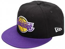 New Era Los Angeles Lakers 2 Tone Team Logo Snapback Cap 9fifty 950 S M Basecap