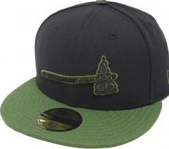 New Era MLB Atlanta Braves Cooperstown Black Olive Camo UV Cap 59fifty 5950 Fitted Men Special Limited Edition