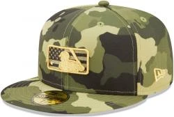 New Era MLB Logo Armed Forces 2022 59fifty Fitted Cap Limited Edition