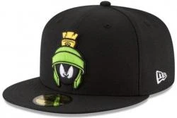 New Era Marvin The Martian Black Looney Tunes Cap 59fifty 5950 Fitted Limited Edition