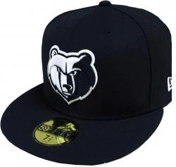 New Era Memphis Grizzlies HWC NBA Black White 59fifty Fitted Cap Limited Edition