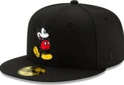 New Era Mickey Mouse Black Disney Cap 59fifty 5950 Fitted Limited Edition