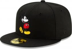 New Era Mickey Mouse Black Disney Cap 59fifty 5950 Fitted Limited Edition