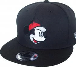 New Era Mickey Mouse Caphead Black Snapback Cap 9fifty 950 Disney Basecap Limited Edition