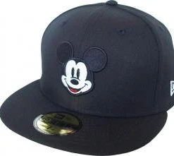 New Era Mickey Mouse Head Black 59fifty 5950 Fitted Cap Disney Kappe Limited Edition