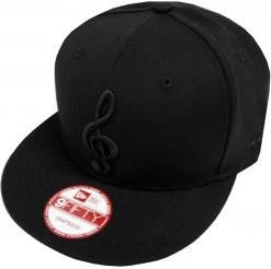 New Era Music Note Black On Black Snapback Cap 9fifty Exclusive Limited Edition