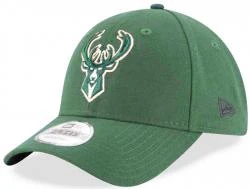 New Era NBA Milwaukee Bucks The League Velcroback 940 9Forty Cap Adjustable
