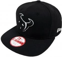New Era NFL Houston Texans Black White Logo Snapback Cap 9fifty Limited Edition