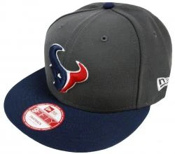 New Era NFL Houston Texans Graphite Snapback Cap M L 9fifty Limited Edition