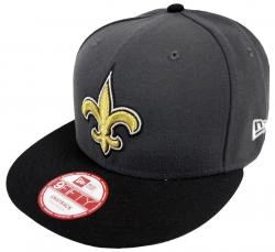 New Era NFL New Orleans Saints Graphite Snapback Cap S M 9fifty Limited Edition
