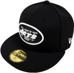New Era NFL New York Jets Black White 59fifty Fitted Cap Basecap Limited Edition