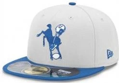 New Era NFL On Field Indianapolis Colts CC Grey Blue 59fifty 5950 Fitted Cap