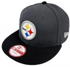 New Era NFL Pittsburgh Steelers Graphite Snapback Cap S M 9fifty Limited Edition