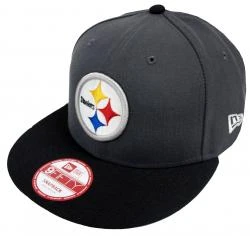 New Era NFL Pittsburgh Steelers Graphite Snapback Cap S M 9fifty Limited Edition
