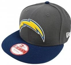New Era NFL San Diego Chargers Graphite Snapback Cap M L 9fifty Limited Edition