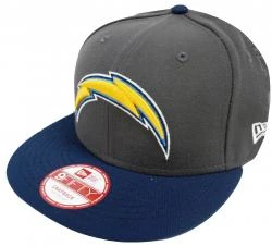 New Era NFL San Diego Chargers Graphite Snapback Cap M L 9fifty Limited Edition