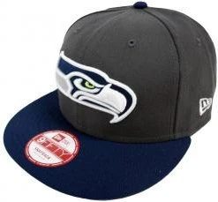 New Era NFL Seattle Seahawks Graphite Snapback Cap S M 9fifty Limited Edition