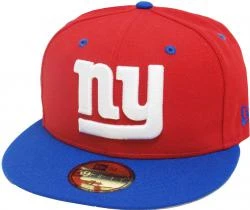 New Era New York Giants Red Royal TC 2 Tone Cap Team Back 59fifty Fitted Limited Edition