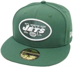 New Era New York Jets Solid Green On Field NFL Cap 59fifty 5950 Fitted Limited Edition