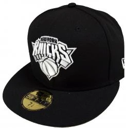 New Era New York Knicks NBA Black White 59fifty 5950 Fitted Cap Limited Edition