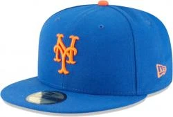 New Era New York Mets AC Performance Cap Royal 59fifty 5950 Fitted MLB Authentics