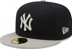 New Era New York Yankees Navy Grey Sidepatch 59fifty 5950 Fitted Cap Kappe