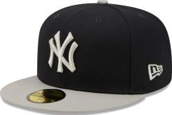 New Era New York Yankees Navy Grey Sidepatch 59fifty 5950 Fitted Cap Kappe