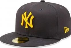 New Era New York Yankees Navy League Essential 59fifty 5950 Fitted Cap Kappe