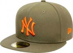 New Era New York Yankees Olive Orange League Essential MLB Cap 59fifty 5950 Fitted