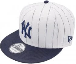 New Era New York Yankees Pinstripe White Navy Sidepatch Snapback Cap 9fifty 950 OSFA Exclusive Limited Edition