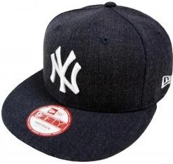New Era New York Yankees Tonal Team Heather Snapback Cap S/M 9fifty Basecap