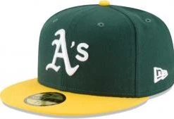 New Era Oakland Athletics AC Performance 59fifty 5950 Fitted Cap MLB Authentics