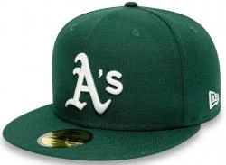 New Era Oakland Athletics Dark Green Sidepatch 59fifty 5950 Fitted Cap Kappe