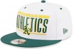 New Era Oakland Athletics Retro Title Snapback Cap White 9fifty 950 M L Basecap