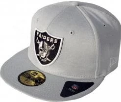 New Era Oakland Raiders Shadow Tech Cap Grey 59fifty 5950 Fitted